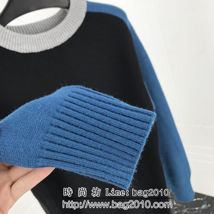 Lv路易威登 19ss早春 拼色提花字母毛衣 非常好看的撞色搭配 採用羊毛混紡面料 ydi2067